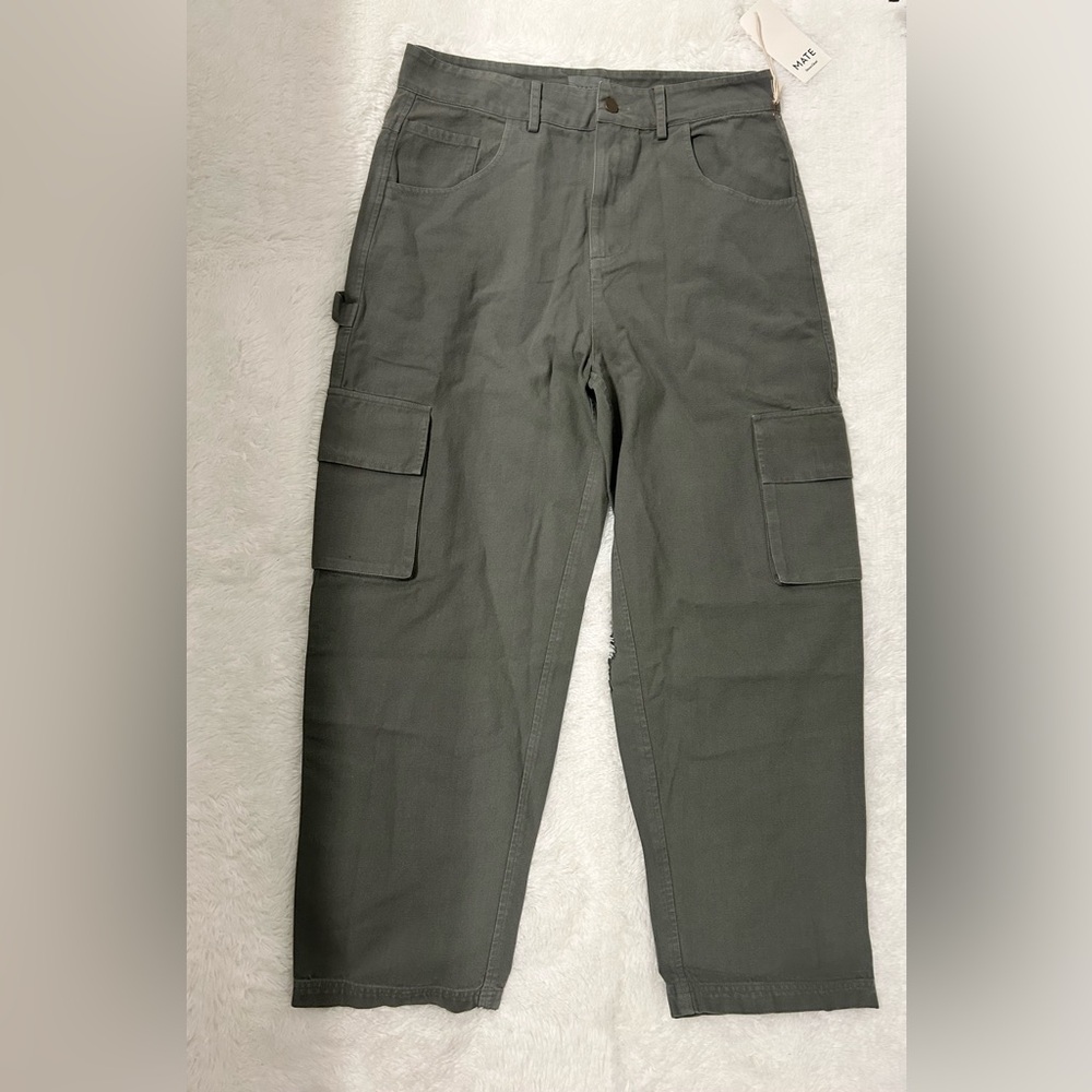 Mate The Label Organic Cotton Canvas Cargo Pants - Picture 8 of 16